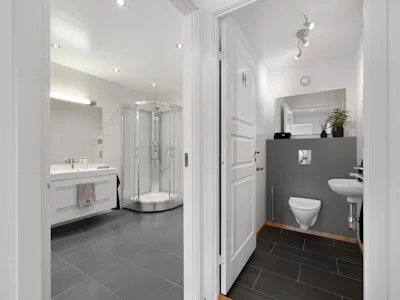 Ducha: Ducha con paredes Dekton — Cosentino